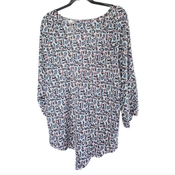 Free 2‎ Luv Bohemian Floral Print Blouse 3X - Picture 2 of 7
